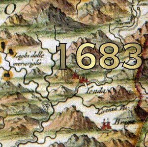 Borgonio, carte du Pimont en 1683