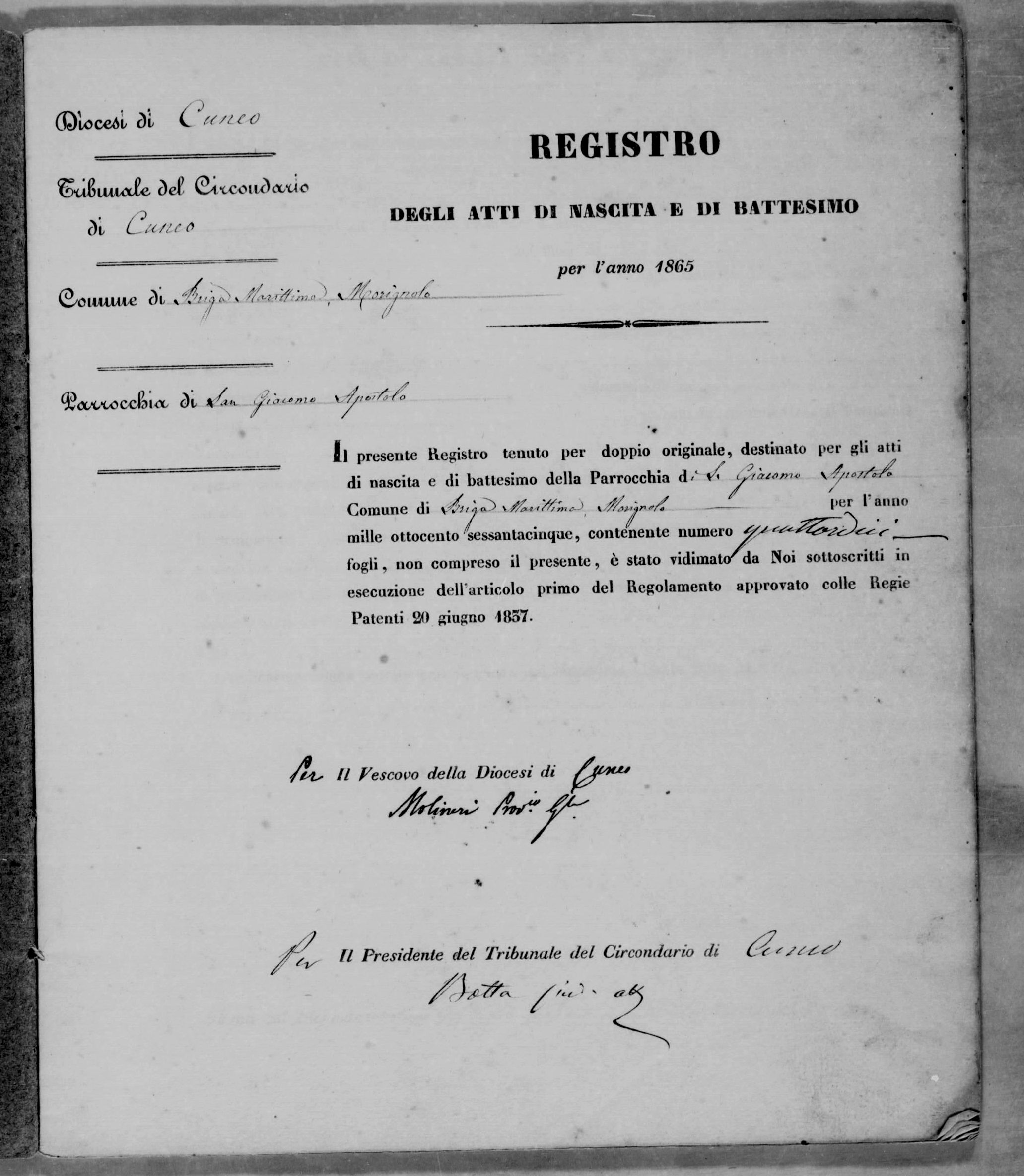 registre 1861